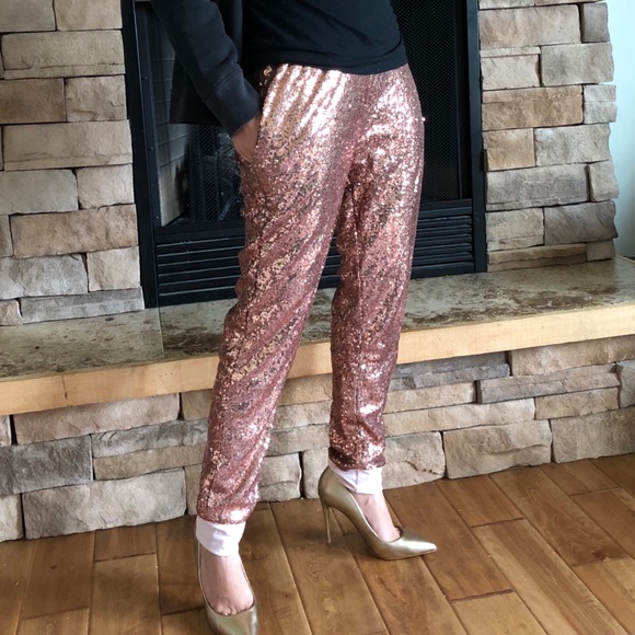 Sequin Joggers - Picture 2 of 8